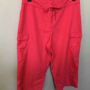 IZOD Golf Xtra Dry Ladies Sz 14 Pink Capris
